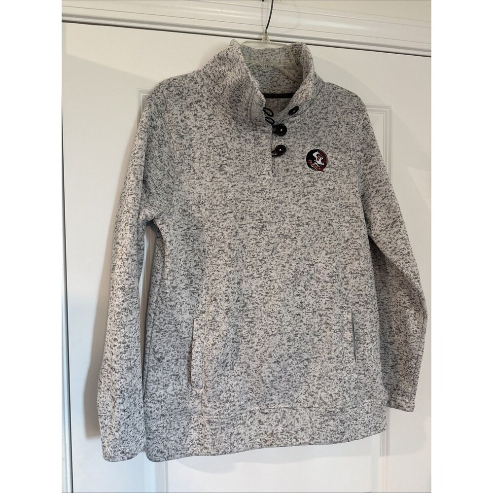 Florida State Seminoles Gray Pullover Women's Large 12/14